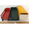 Image 2 : LOT OF 3 - ERTL & STRUCTO PRESSED STEEL LIVESTOCK TRAILERS