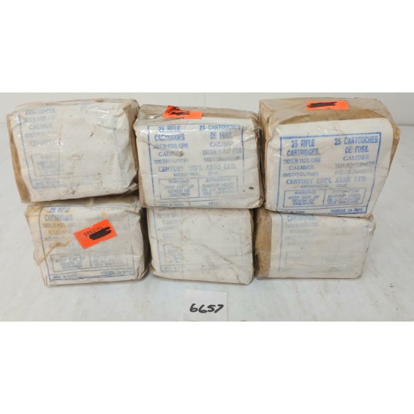 AMMO: 150X CENTURY INTL ARMS .7.62X39CAL
