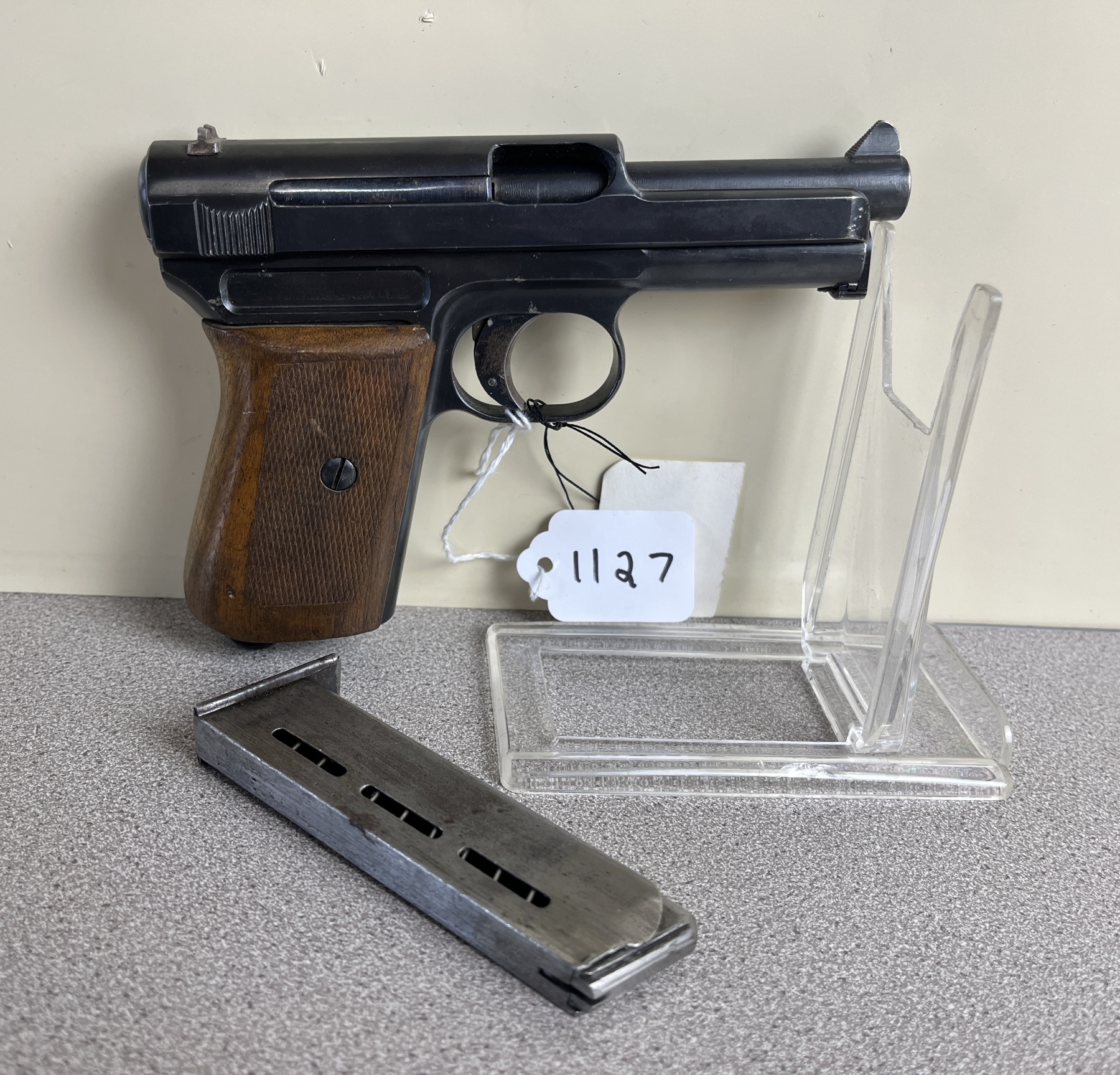 Mauser Model 86 MAUSER UNKNOWN MODEL IN .31 (?) - PROHIB - Kidd Family Auctions