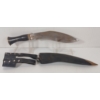 Image 3 : INDIAN KUKRI KNIFE W/ SCABBARD & FROG