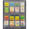 Image 1 : LOT OF 8 - PIN-UP ADVERTISING MATCHBOOK PACKAGES - MATCH CORP OF AMERICA, ETC