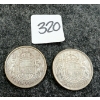 Image 1 : LOT OF 2 - 1953 & 1954 CDN 50 CENT COINS