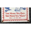 Image 3 : CRACKER JACK "THE MORE YOU EAT - THE MORE YOU WANT" SSP SIGN 