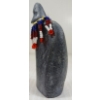 Image 7 : "FIGURE W/ BEAD WORK" BY MARY TUTSWEETOK (PRS CDN ARTIST)  - STONE & BEADS