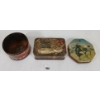 Image 5 : LOT OF 3 - MISC TINS - INCL BLUE RIBBON COFFEE & RILEY'S TOFFEE