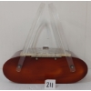 Image 5 : LUCITE BOX CLUTCH PURSE