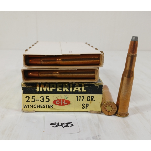 AMMO: 20X CIL .25-35 WIN - 117GR - SP