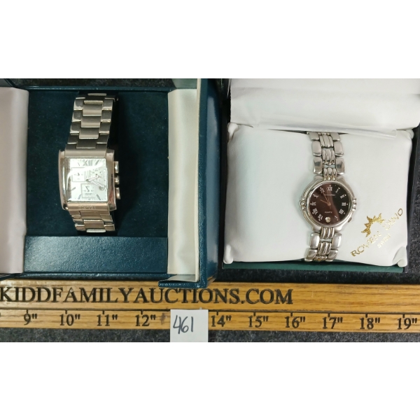 LOT OF 2 - ROVEN DINO SWISS & ESPRIT WATCHES