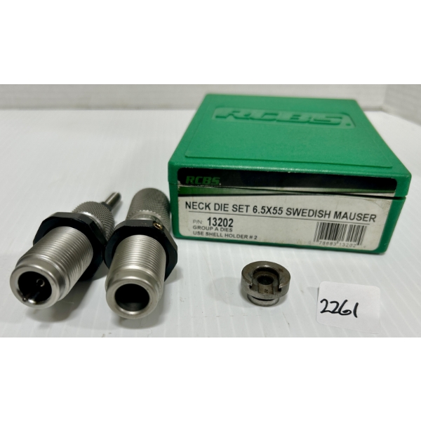 RCBS RELOADING DIE SET 6.5X55 MM SWEDE
