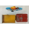 Image 4 : LOT OF 2 - PN CORD TIN FRICTION MOTORCYCLE & HUBLEY KIDDIE TOYS PRESSED STEEL TRUCK