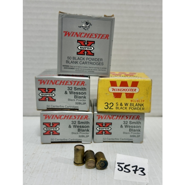 AMMO: 250X WINCHESTER .32 S&W BLACK POWDER BLANKS 