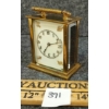 WATERBURY CLOCK CO. BRASS CARRIAGE CLOCK