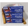 Image 1 : AMMO: 60X FEDERAL AMERICAN EAGLE .223 REM - 55GR - FMJ