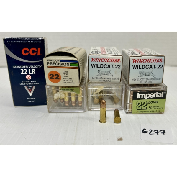 AMMO: APPROX 280X .22 LR - MIXED