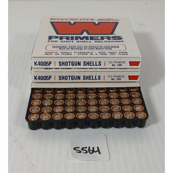 PRIMERS: APPROX 300X WINCHESTER NO. W209 SHOTSHELL PRIMERS