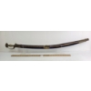 Image 2 : INDIAN KUKRI SWORD W/ VELVET SCABBARD