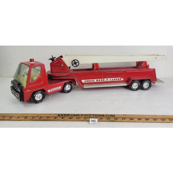 NYLINT PRESSED STEEL FIRE TRUCK