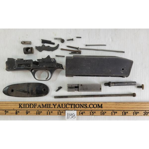 QTY OF JC HIGGINS M29 PARTS - INCL SPRING, TRIGGER, BOLT, ETC