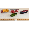 Image 1 : LOT OF 4 - DINKY TOYS DIECAST CARS - HEINZ BEDFORD, FIRE TRUCK, REGENT TANKER & GARBAGE TRUCK