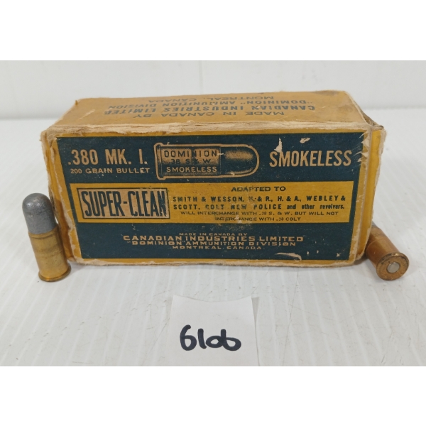 AMMO: 50X CIL .380 MK I - 200GR - RN