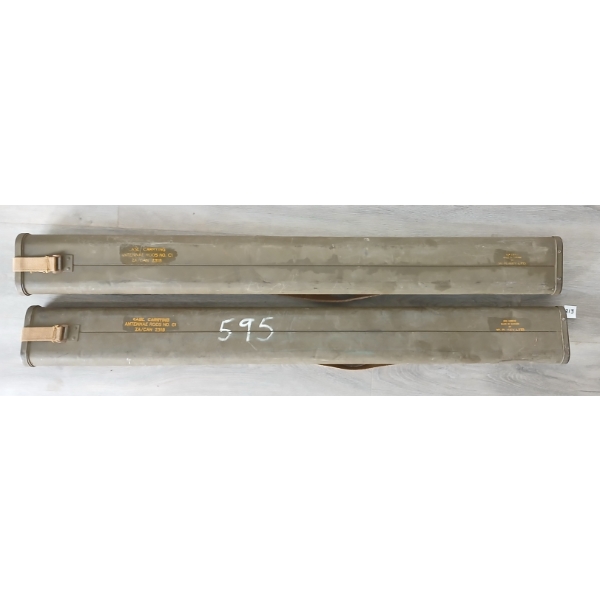 LOT OF 2 - CDN NO. C1 ANTENNAE RODS CARRYING CASES