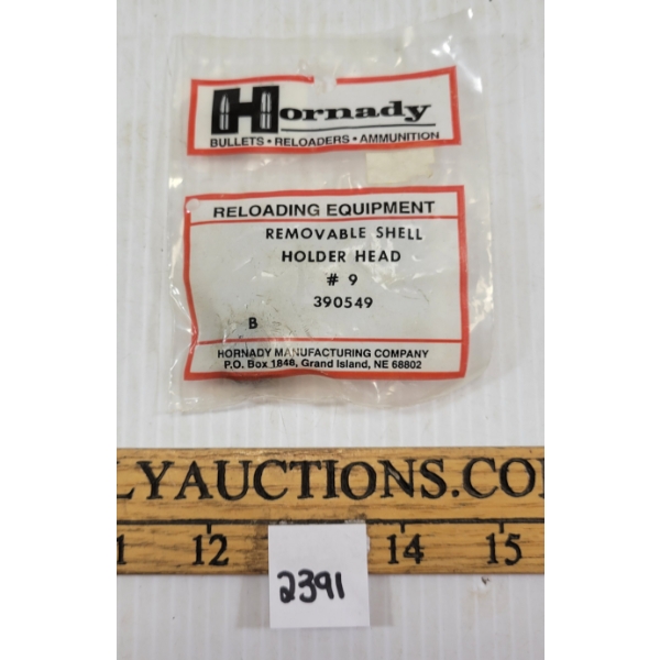 HORNADY NO. 9 REMOVABLE SHELL HOLDER HEAD
