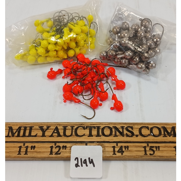 QTY OF MISC JIG HEADS