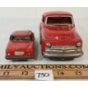 Image 3 : LOT OF 2 - TIN WIND-UP & BATTERY-OP FRICTION CARS