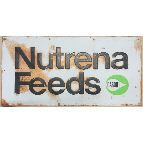 NUTRENA FEEDS - SST EMBOSSED SIGN