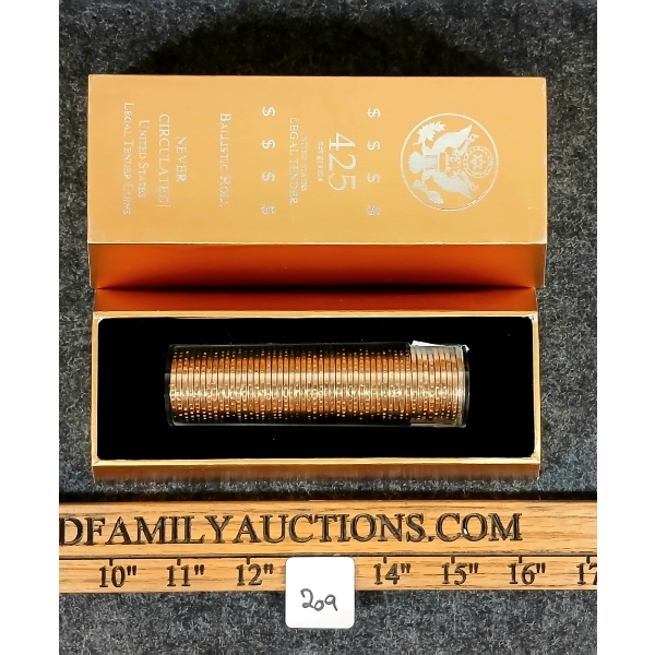 2007 US $1 COIN BALLISTIC ROLL - UNCIRCULATED