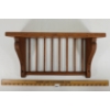 Image 1 : STAINED OAK WALL SHELF