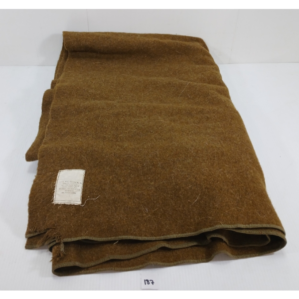 OLIVE DRAB NO. 35 WOOL BLANKET