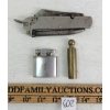 Image 1 : LOT OF 3 - VINTAGE RONSON LIGHTER, MULTI-TOOL & BRASS POWDER MEASURER