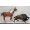 Image 4 : LOT OF 6 - LOUIS & MARX CO. JOHNNY WEST FIGURES, BUCKBOARD & ACCESS