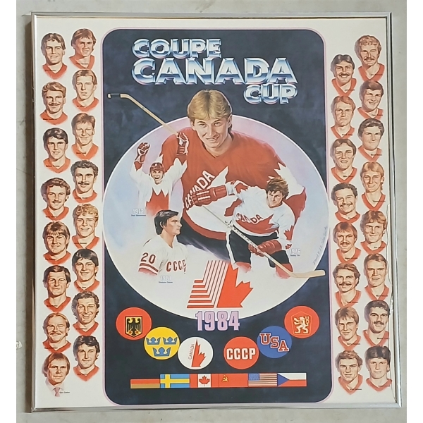 1984 CANADA CUP FRAMED POSTER