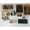 Image 1 : JOB LOT - CLOCK GEARS, COILS, FEET, WEIGHTS, HARDWARE, ETC