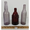 Image 4 : LOT OF 3 - AMETHYST EMBOSSED BOTTLES - INCL E.C. ANDRICH & BRO., ETC.