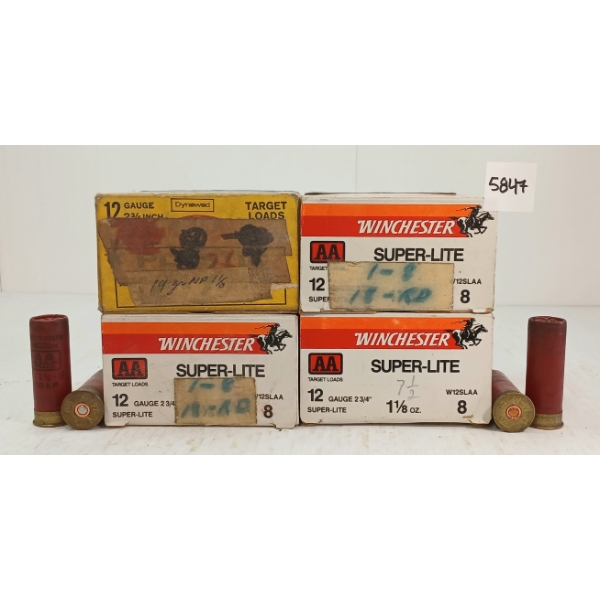 AMMO: 100X MIXED 12GA - 2 3/4IN - #8 SHOT