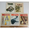 Image 1 : LOT OF 5 - "WEAPONS & WARFARE VOL. 2, 3 & 22", "TANK" & "ARTILLERY" - PUBLICATIONS