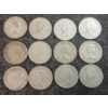 Image 2 : LOT OF 12 - 1916-1968 CDN 10 CENT COINS