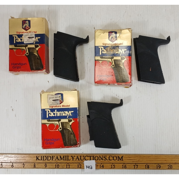 LOT OF 3 - PACHMAYR HANDGUN GRIPS