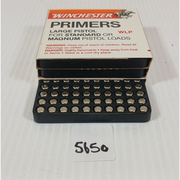 PRIMERS: 300X WINCHESTER NO. WLP LARGE PISTOL PRIMERS