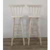 Image 3 : PAIR OF SPINDLE BACK BAR STOOLS