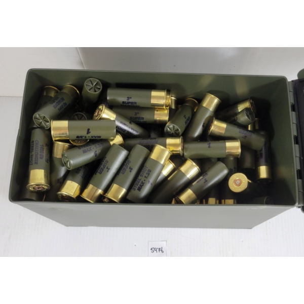 AMMO: QTY OF CHALLENGER SUPER MAG 12GA - 3IN - #1 STEEL SHOT 