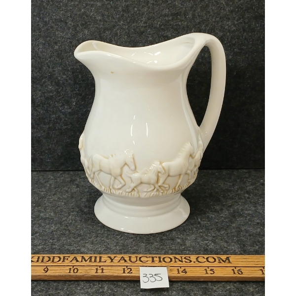 EQUINE ELEGANCE BY CAROL GRENDE - CERAMIC PITCHER