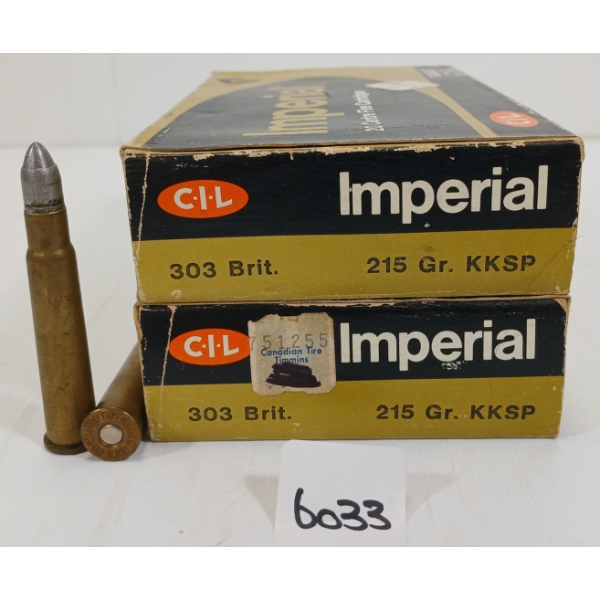 AMMO: 40X MIXED FACTORY & RELOADS .303 BRIT - 215 GR SP