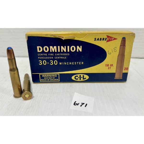 AMMO: 20X CIL .30-30 WIN 150 GR 