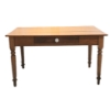 Image 4 : PINE DINING TABLE W/ DRAWER