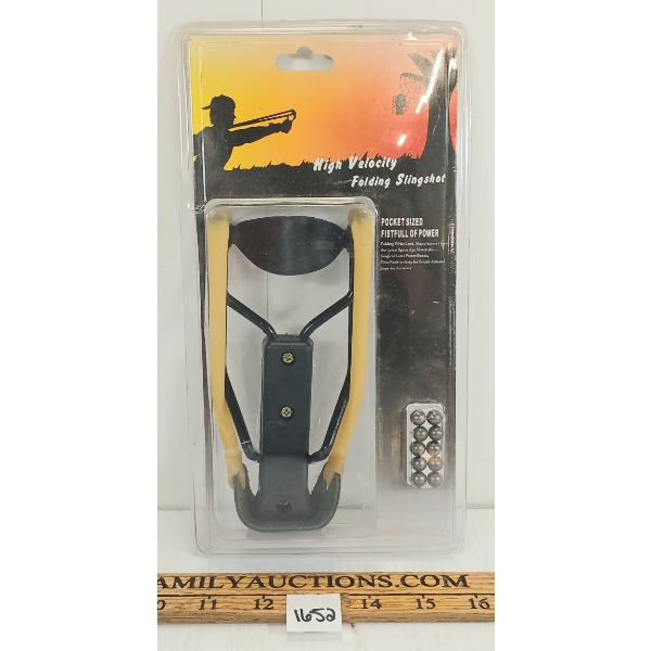 HIGH VELOCITY FOLDING SLINGSHOT