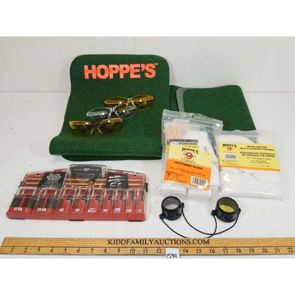 JOB LOT - CLEANING ACCESS - INCL HOPPE'S MATS & REAL AVID UNIVERSAL CLEANING KIT